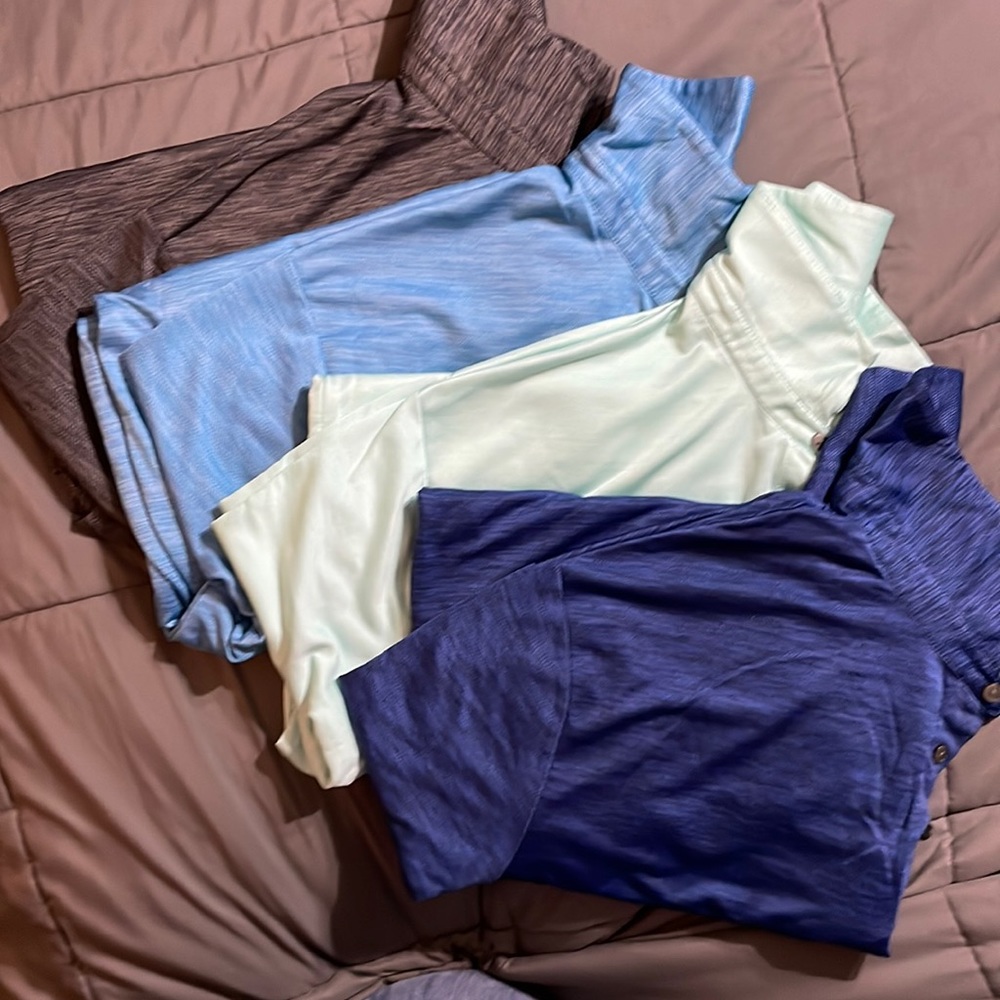 EUC 4 Ben Hogan Performance Golf Shirts for Men - Assorted Colors SZ 2XL